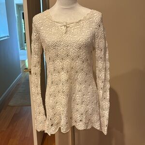 Kenneth Cole size medium crochet tunic